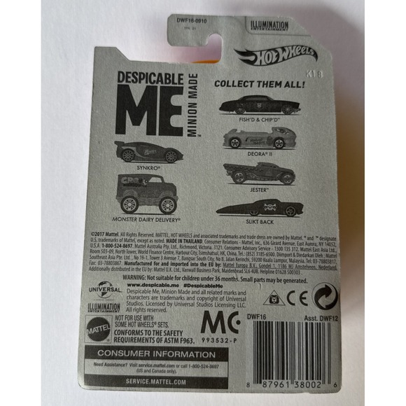 Hot‎ Wheels 2017  Despicable Me Complete Set Factory Sealed - Picture 3 of 13